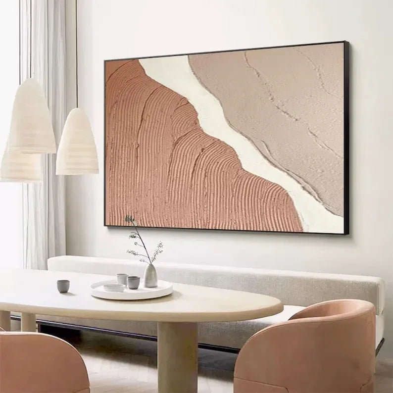 Desert Flow-Natural Abstract Earth Texture Wall Art