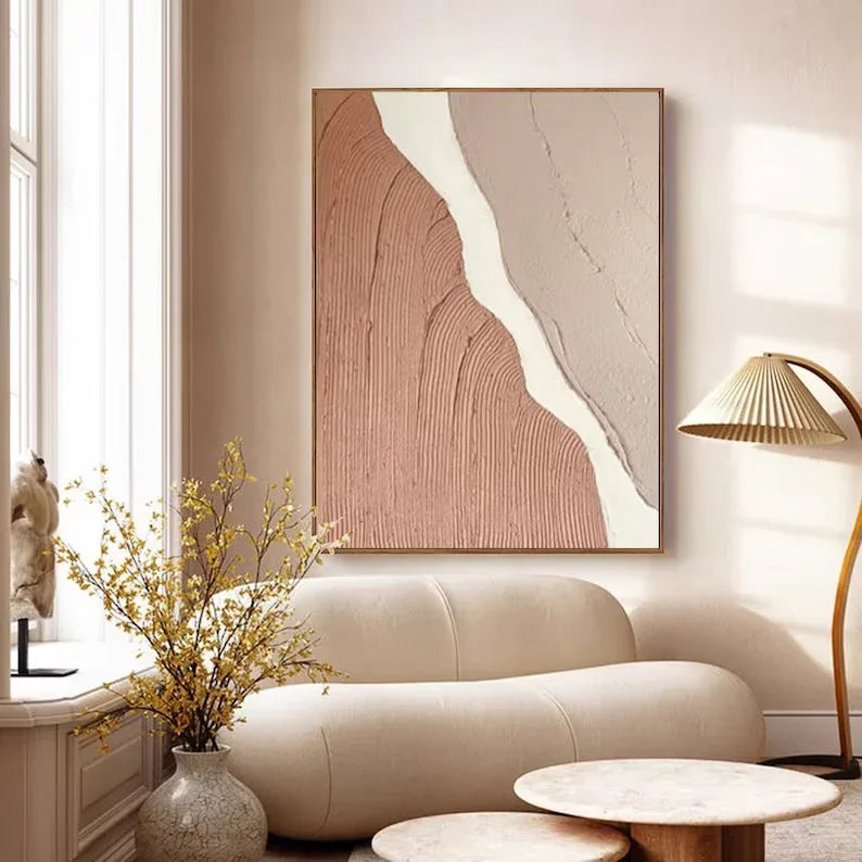 Desert Flow-Natural Abstract Earth Texture Wall Art
