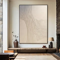 Natural Line Art-Minimalist Abstract Line Texture Wall Art