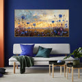 Floral Prairie-Texture of a Dusk Wildflower Scene for Wall Art#FL10046