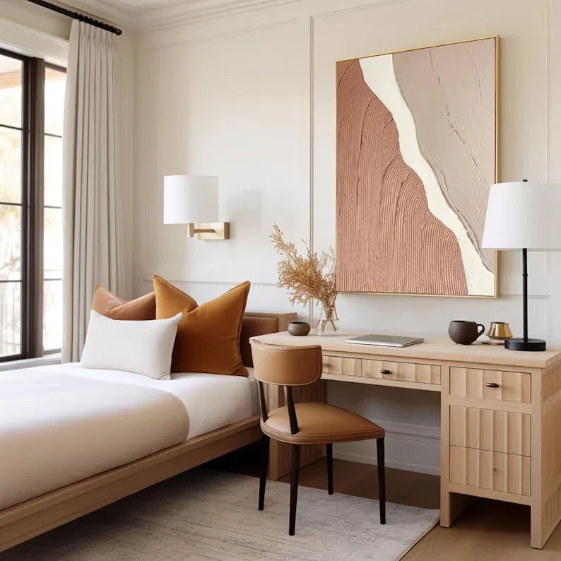 Desert Flow-Natural Abstract Earth Texture Wall Art