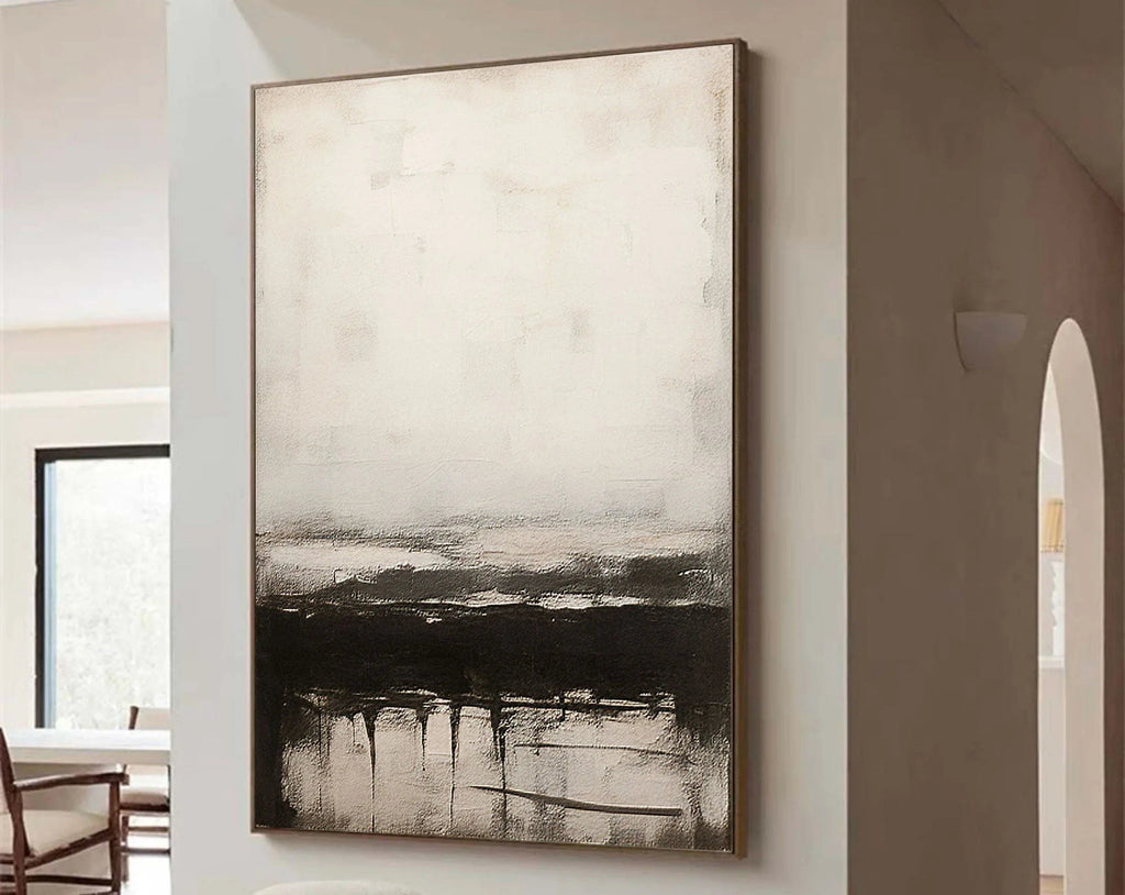 Serene Horizons-Modern Interior Decoration Abstract Artistic Conception Wall Art