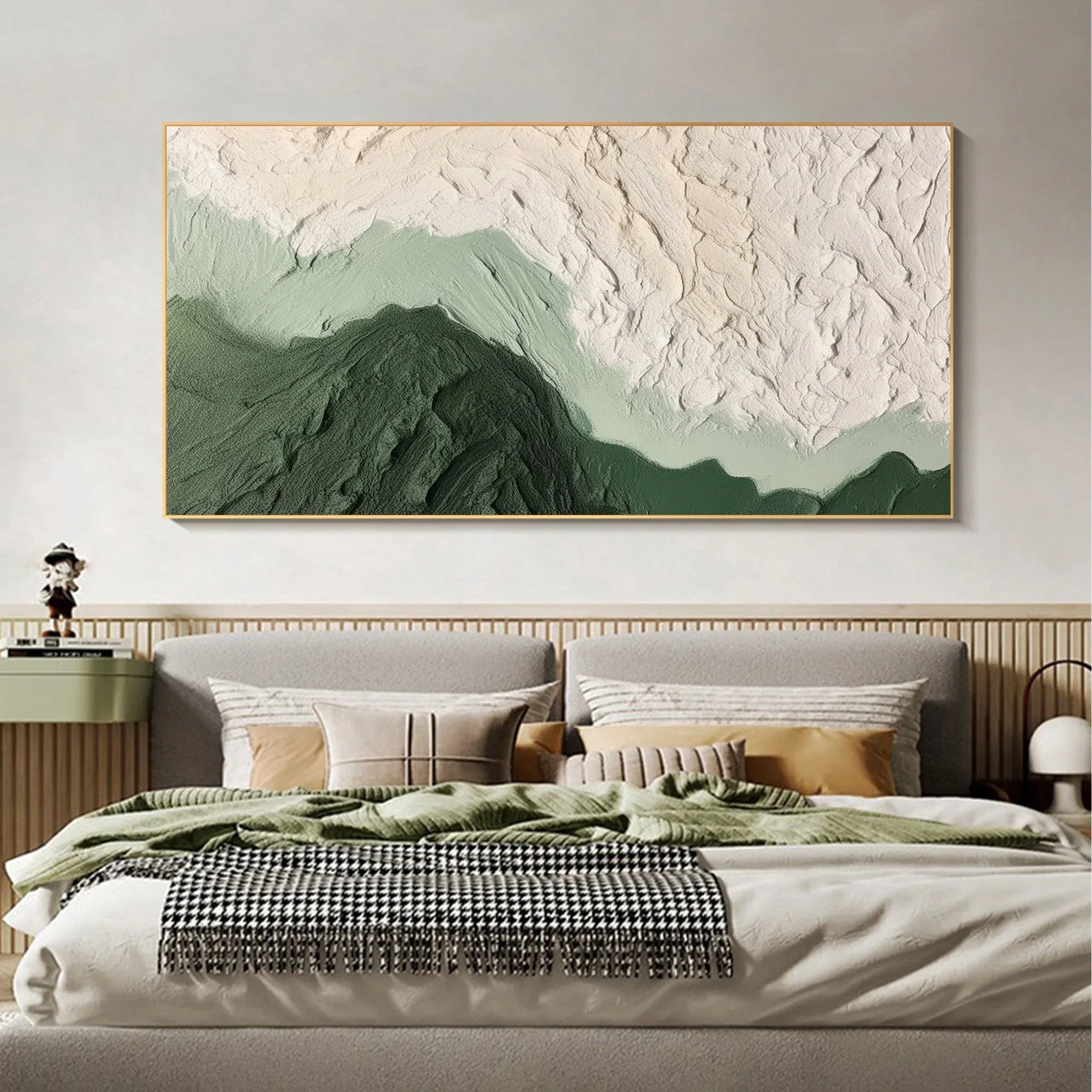 Forest Ridge-Modern Interior Design Mountain Thick Coating Three Dimensional Texture Wall Art