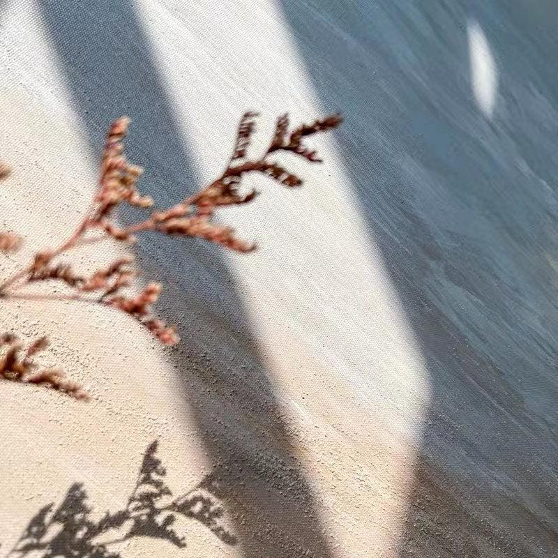 Earth Sea Echo-Shallow Natural Sea View Abstract Texture Wall Art