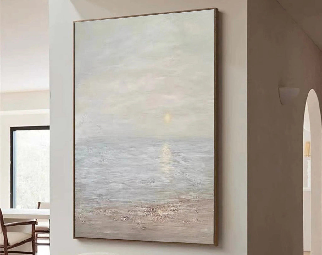Earth Sea Echo-Shallow Natural Sea View Abstract Texture Wall Art
