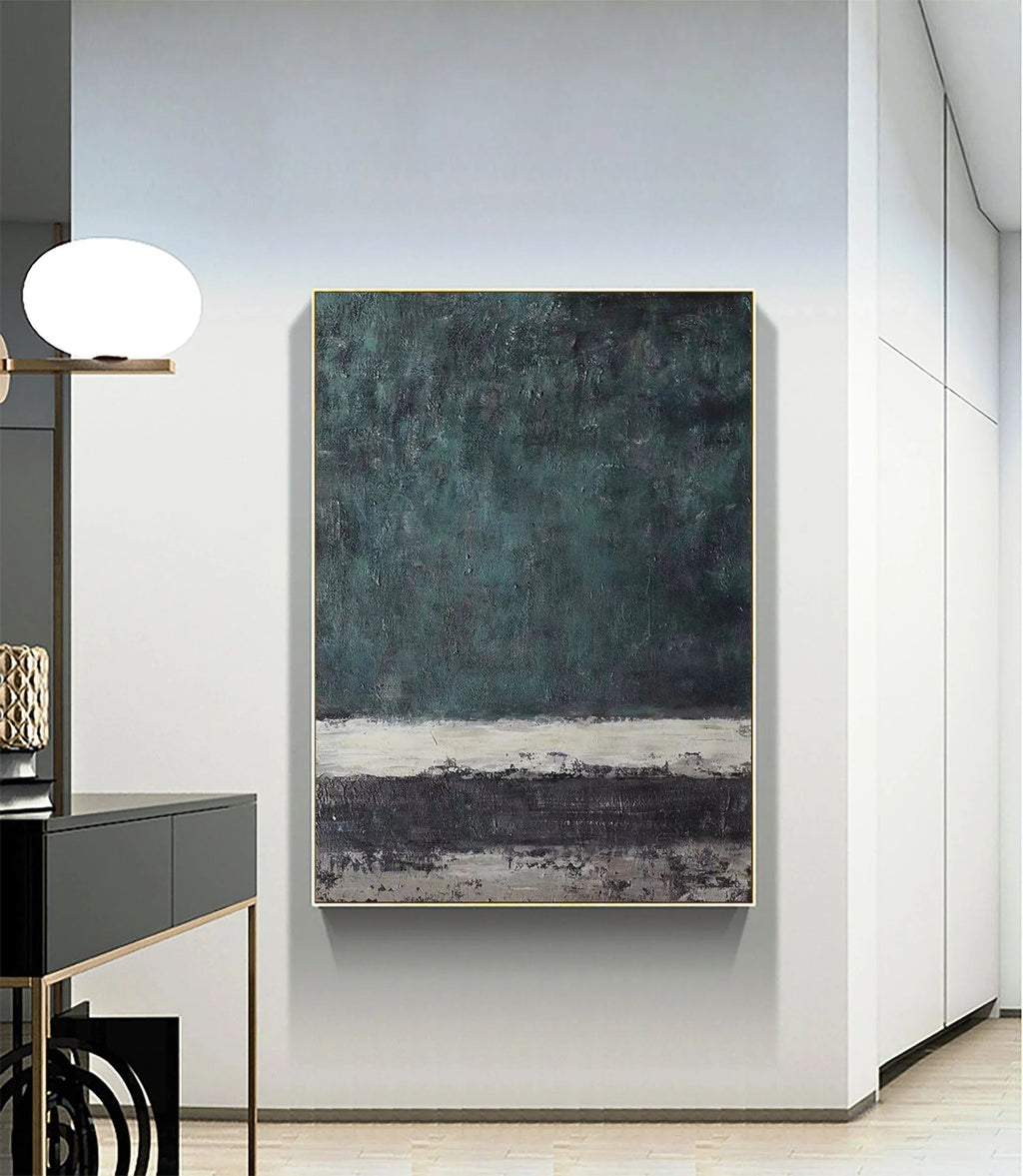 Echoes of Serenity-Modern Hand-Painted Thick Layered Abstract Wall Art