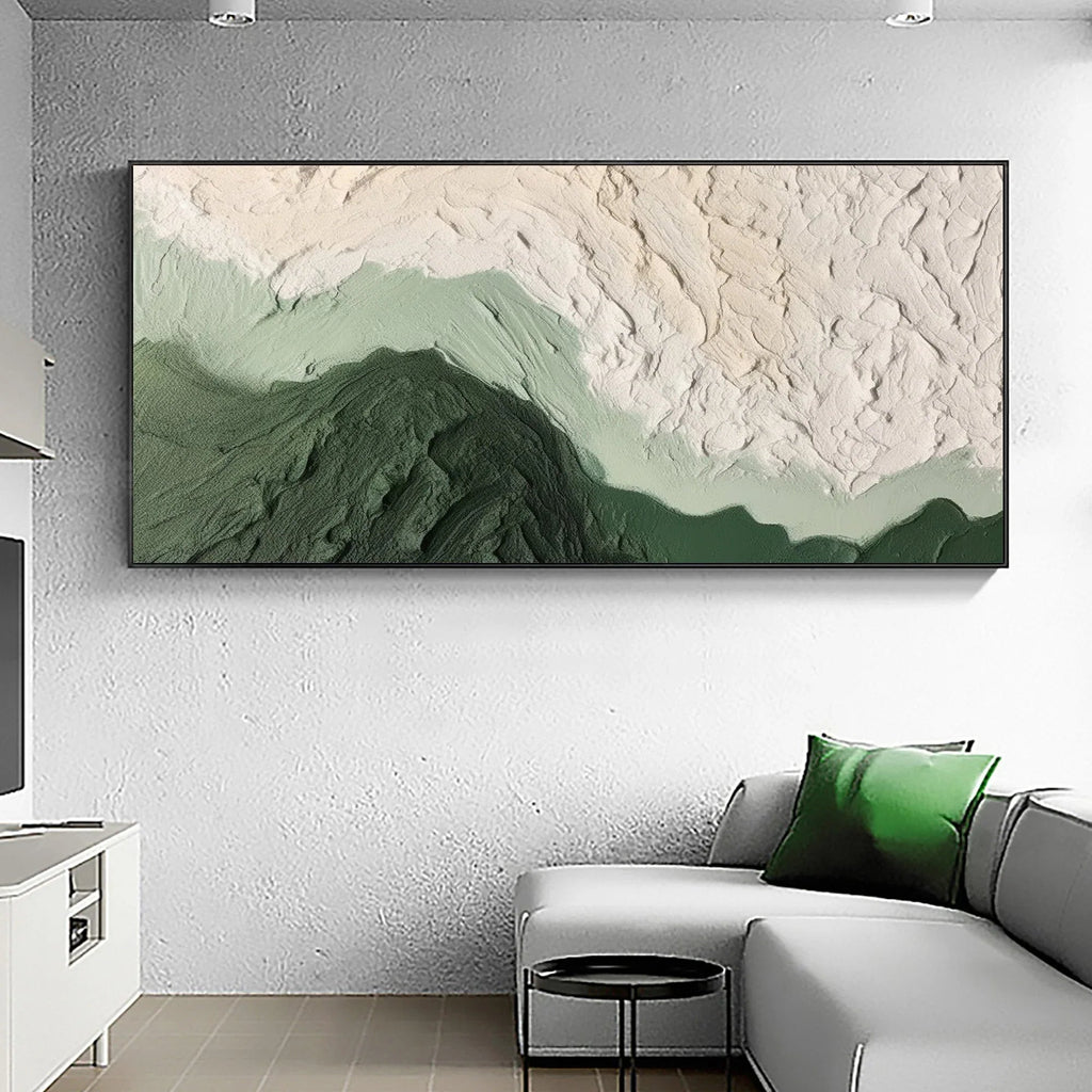 Forest Ridge-Modern Interior Design Mountain Thick Coating Three Dimensional Texture Wall Art
