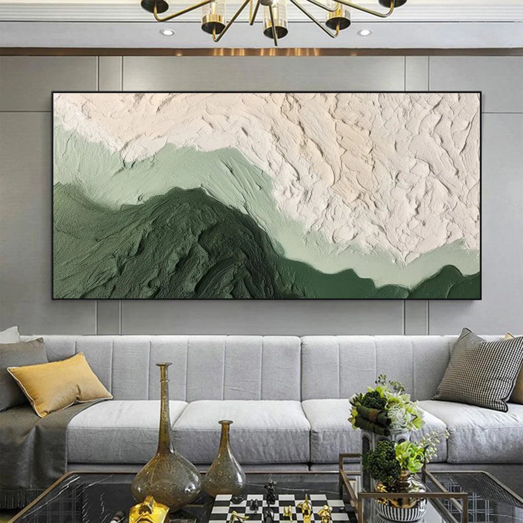 Forest Ridge-Modern Interior Design Mountain Thick Coating Three Dimensional Texture Wall Art