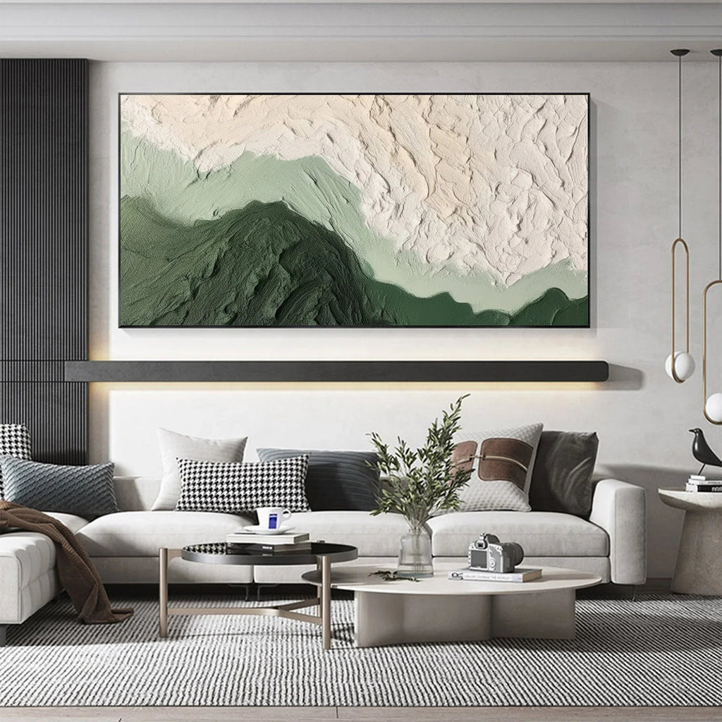 Forest Ridge-Modern Interior Design Mountain Thick Coating Three Dimensional Texture Wall Art