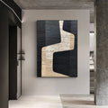 Mono Path Surge-Modern Interior Design Geometric Curve Texture Wall Art