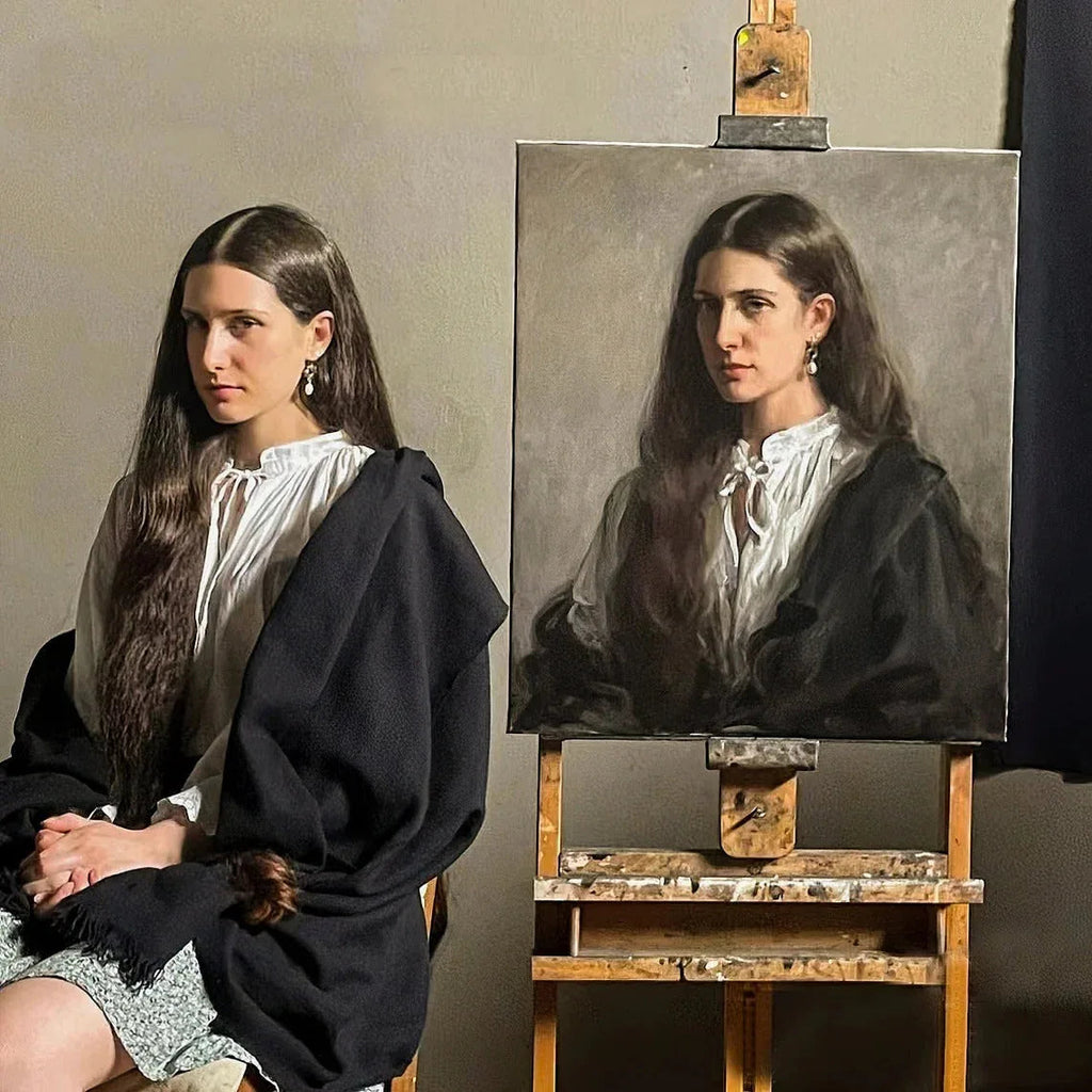 Custom Oil Painting Portraits from Your Photos - Family & Pets