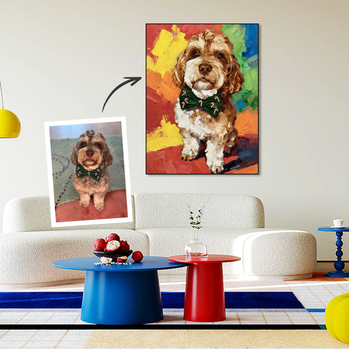 Custom Oil Painting Portraits from Your Photos - Family & Pets